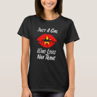 Lips Mouth Liebe Vietnamesisch Flag Nha Trang