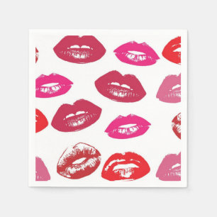 Lips Paper Napkin Serviette