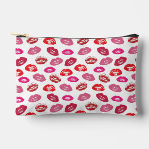 Lips Pattern Zubehörtasche