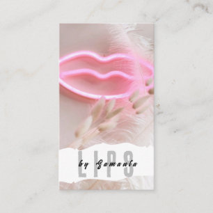 Lips PMU Microblading Henna Salon Business Card Visitenkarte
