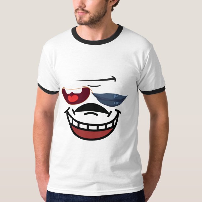 Lips & Zähne Harmonie: Einzigartiges Design für Em T-Shirt (Vorderseite)