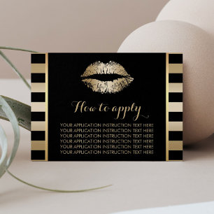 LipSense Goldlippenanwendungs-Anweisungen