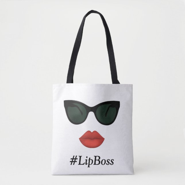 LipSense Lippenchef-Tasche mit den Kuss-Rot-Lippen (Vorderseite)