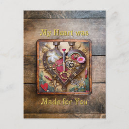 Lipstick-Blume Postkarte