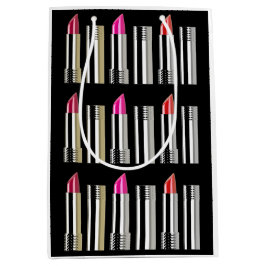 Lipstick-Chrom-Rosa-Kosmetologie Mittlere Geschenktüte