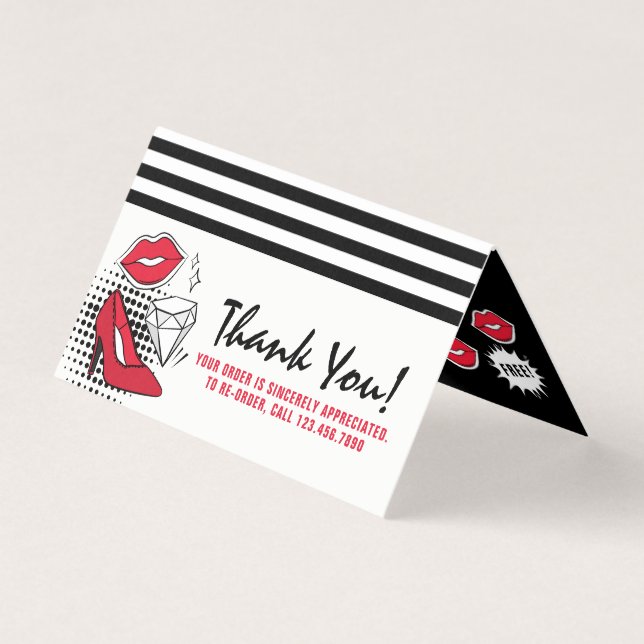 Lipstick Distributor Loyalty Briefmarke Kiss Viele (Vorderseite)