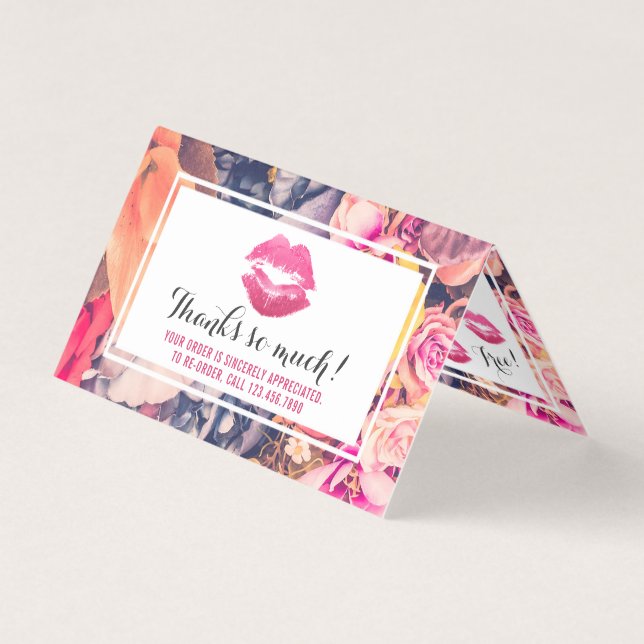 Lipstick Distributor Loyalty Briefmarke Kiss Viele (Vorderseite)