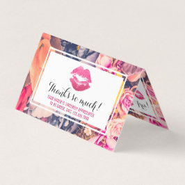 Lipstick Distributor Loyalty Briefmarke Kiss Viele