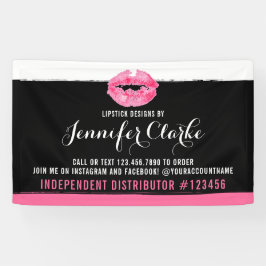 Lipstick-Distributoren Lips Kiss-Messe / Party Banner