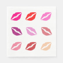 Lipstick Druckpapier Napkins