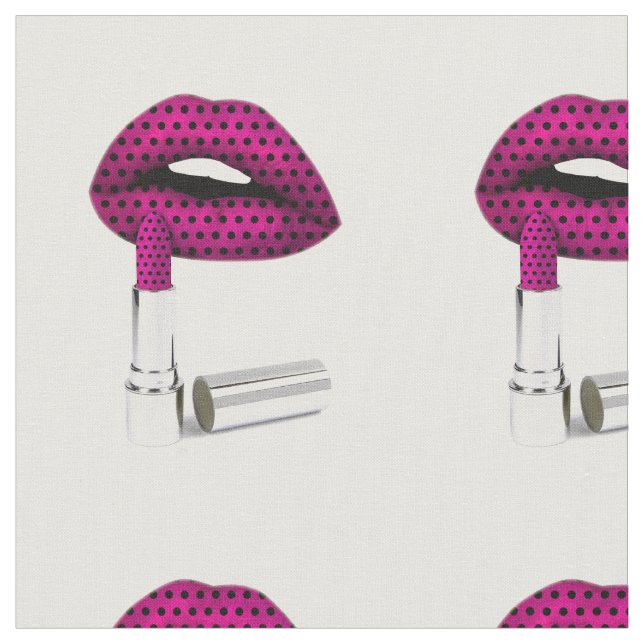 Lipstick Gewebe! Stoff (Nahaufnahme)