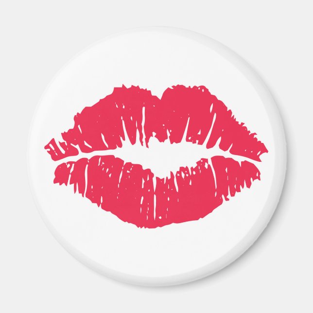 Lipstick Kiss Magnet (Vorne)