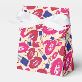 Lipstick Kiss Pattern Geschenkschachtel