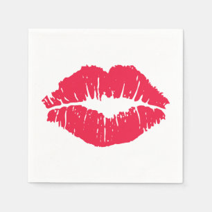 Lipstick Kiss Serviette