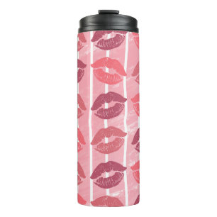 Lipstick Kisses Thermosbecher