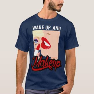 Lipstick-Kosmetik Makeup Lips Makeup T-Shirt