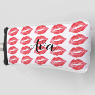 Lipstick-Küsse Golf Headcover
