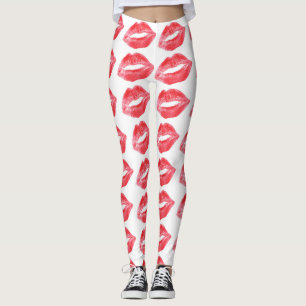 Lipstick küsst Leggings Jogahose