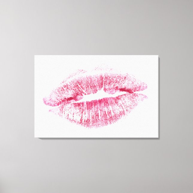 Lipstick Leinwanddruck (Vorderseite)