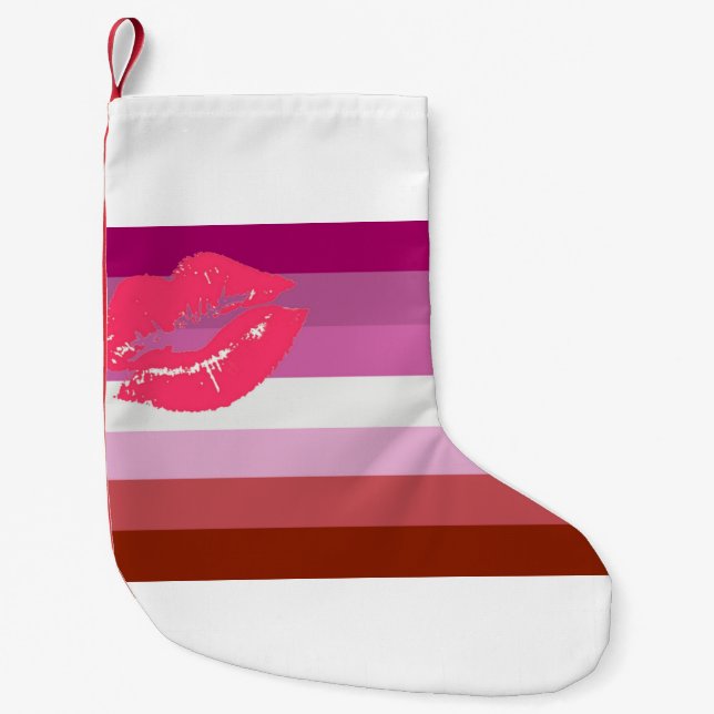 Lipstick_Lesbian Kleiner Weihnachtsstrumpf (Vorderseite)