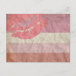 LIPSTICK LESBIAN POSTKARTE