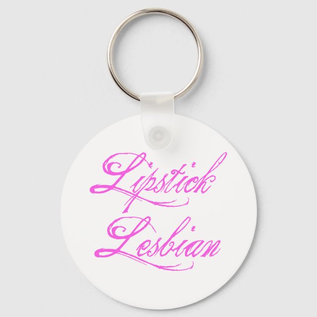 Lipstick Lesbian Schlüsselanhänger (Vorderseite)