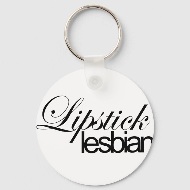 Lipstick Lesbian Schlüsselanhänger (Vorderseite)