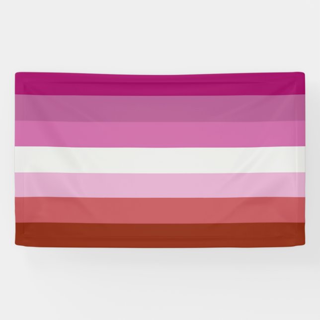 Lipstick Lesbische Farben - Banner (Horizontal)