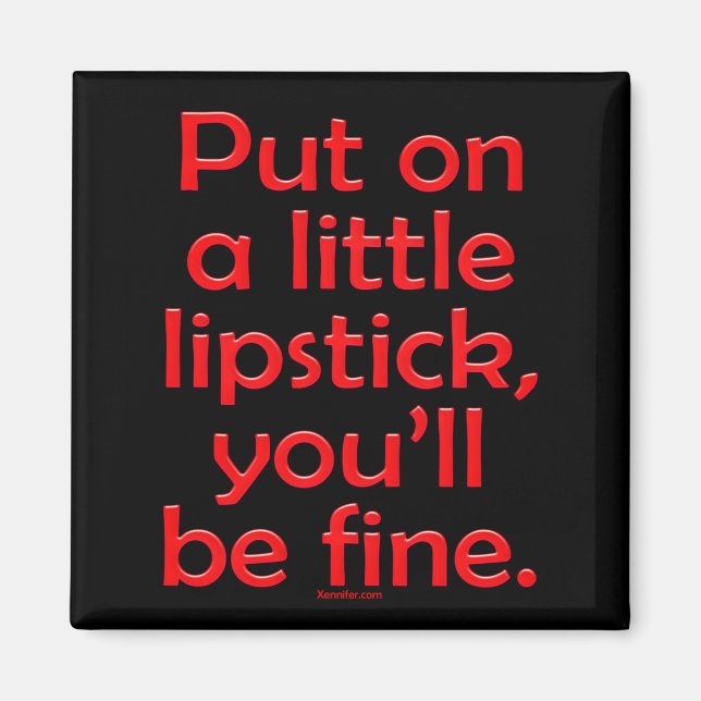 Lipstick-Magnet Magnet (Vorne)