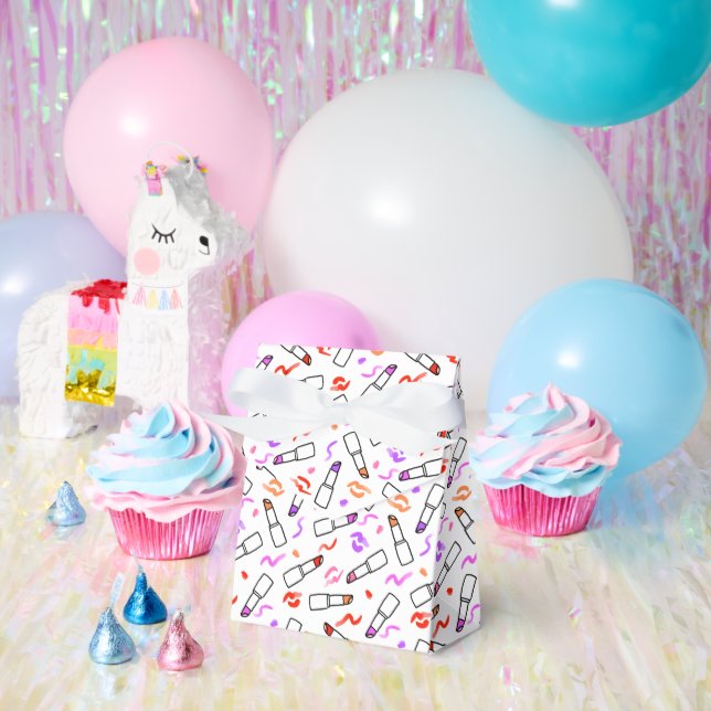 Lipstick Muster Geschenkschachtel (Party)