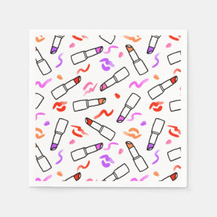 Lipstick Muster Serviette