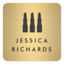 Lipstick Trio auf Imitate Gold Makeup Artist Stick