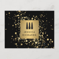 Lipstick Trio mit Imitate Gold Confetti Dots Makeu