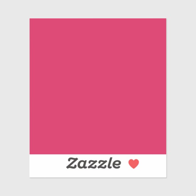 Lipstick (Vollfarbe) Crimson Aufkleber (Blatt)