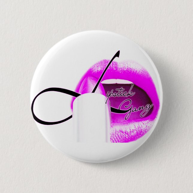 #lipstickgang Knopf Button (Vorderseite)
