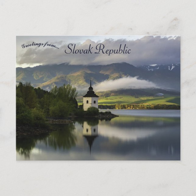 Liptovska Mara Slowakei Postkarte (Vorderseite)