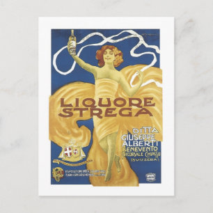 Liqoure Strega Postkarte