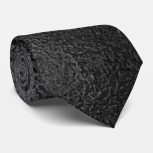 Liquid Black Gloss Neck Tie Krawatte
