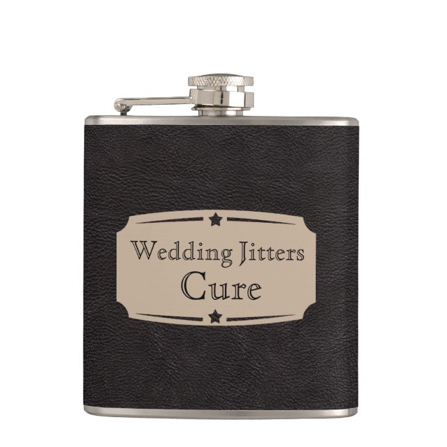 Liquid Courage Wedding Jitters Cure Flachmann (Vorderseite)