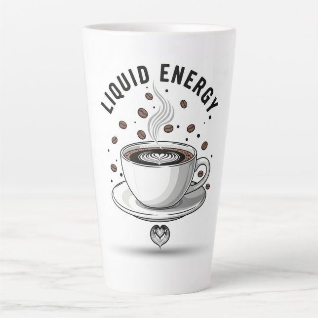 Liquid Energy Coffee Cup Milchtasse (Vorderseite)