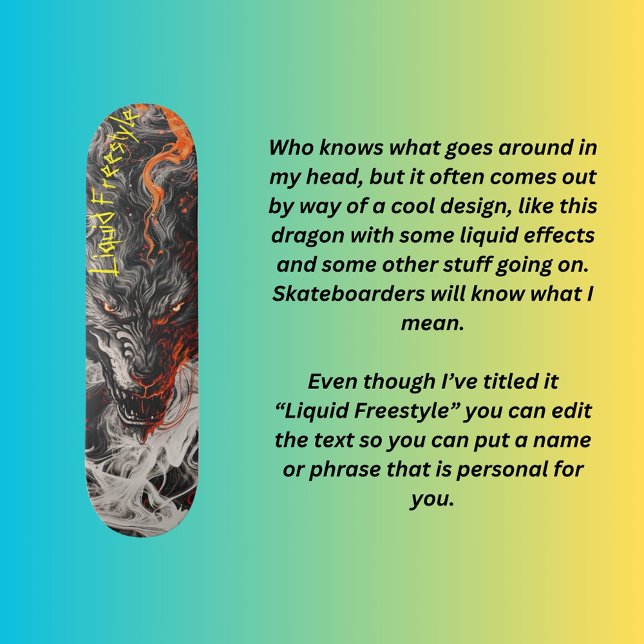 Liquid Freestyle Skateboard (Von Creator hochgeladen)
