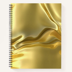 Liquid Gold Digital Print Notizbuch