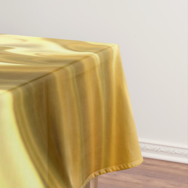 Liquid Gold Digital Print Tischdecke (Beispiel)
