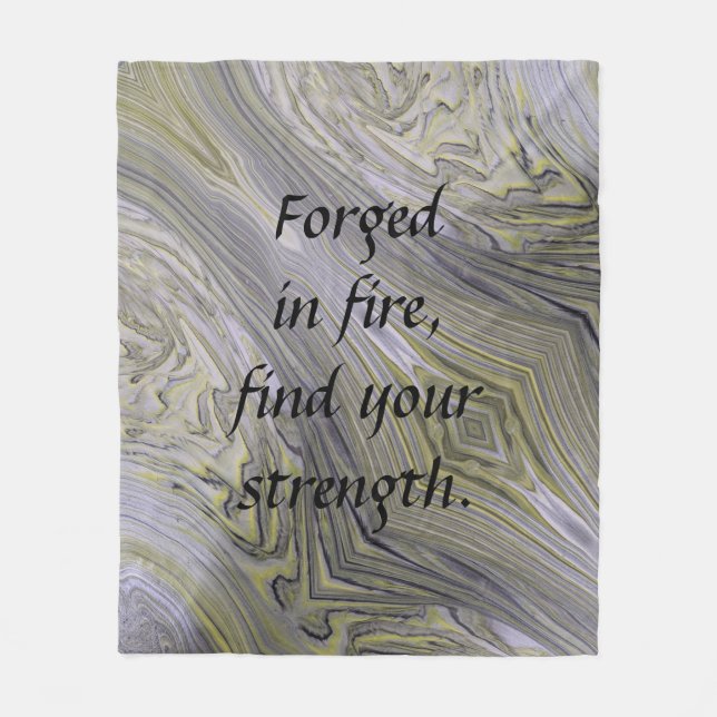 Liquid Gold Fleece Blanket (Vorderseite)