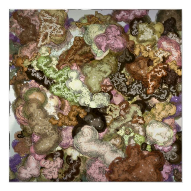 Liquid Kinetic Painting  Poster (Vorderseite)