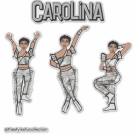 Liquid Silver Dancer #2 Aufkleber