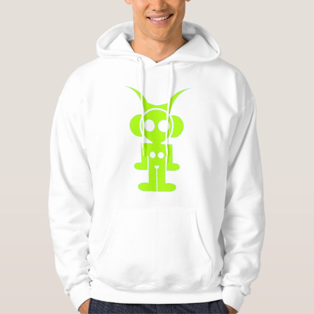 LIQUID SKY HOOD (grüner Ausdruck) Hoodie (Vorderseite)