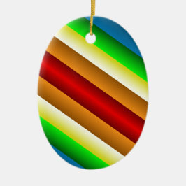 Liquidartz zweischneidiger Regenbogen Keramikornament