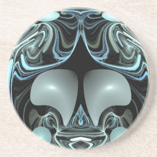 Liquide Blues Getränkeuntersetzer