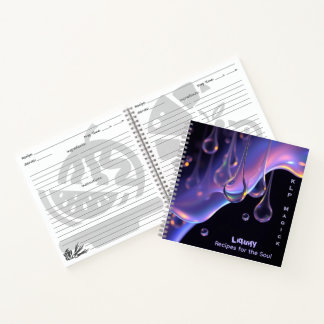 Liquify - AI Fantasy Sci-Fi Digitalkunst-Druck Notizbuch